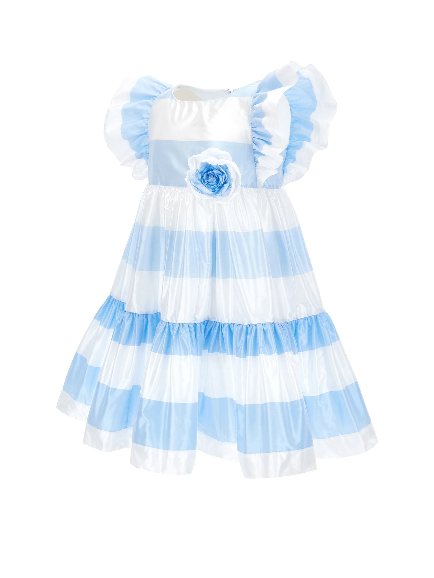 Abito taffeta righe
