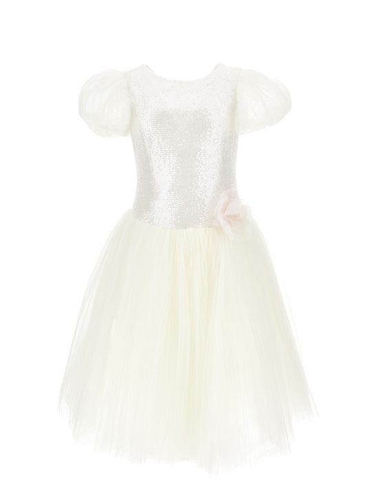 Abito tulle paillettes