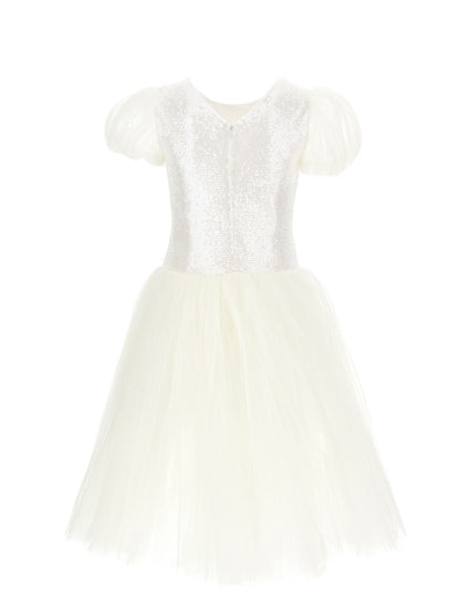 Abito tulle paillettes