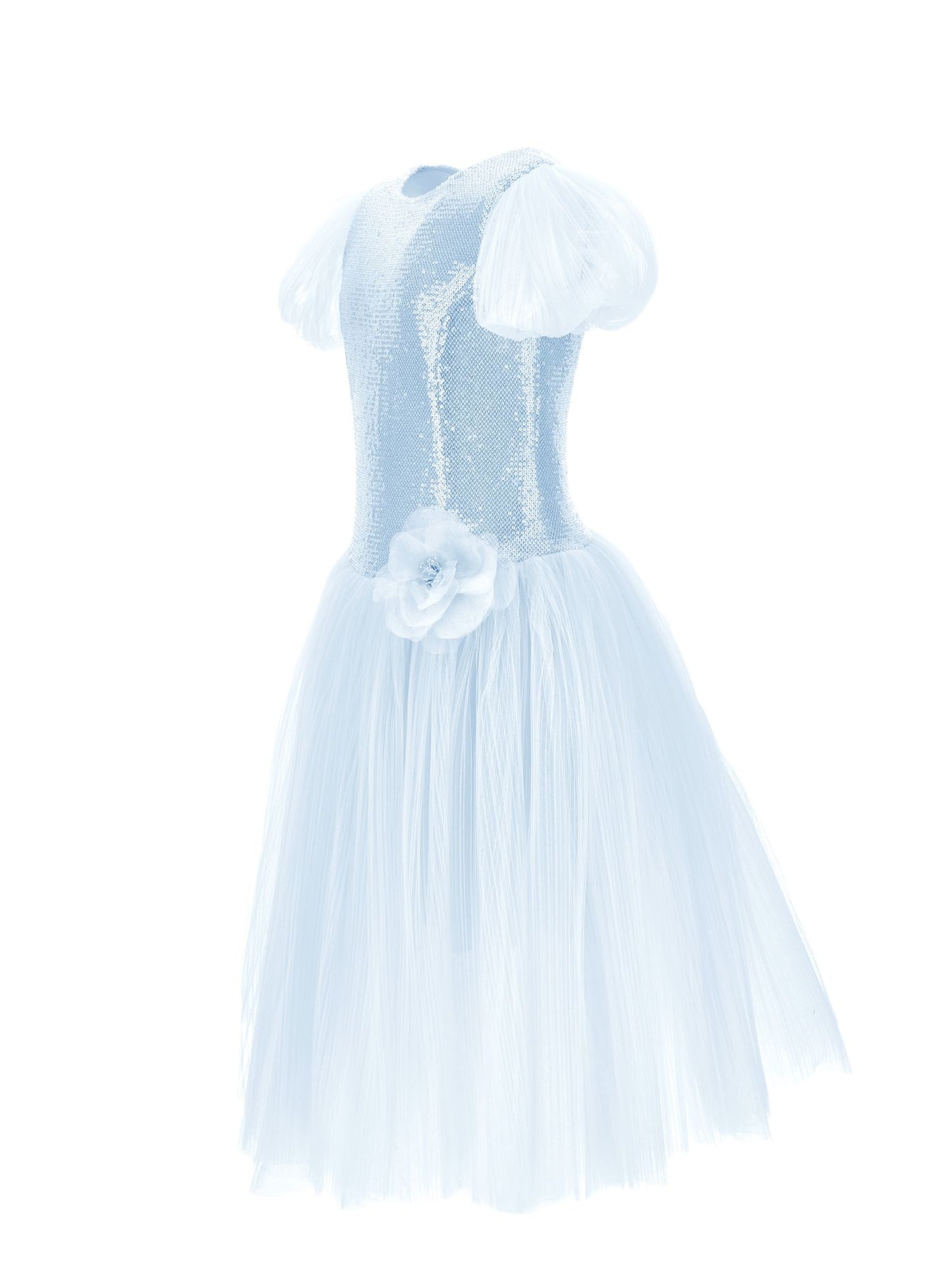 Abito tulle paillettes
