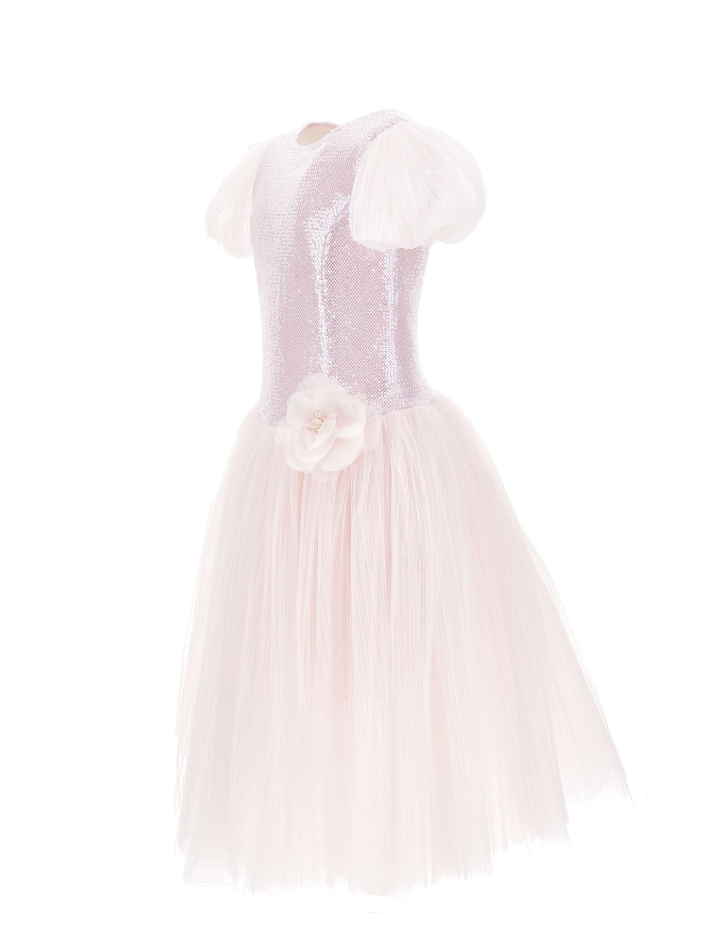 Abito tulle paillettes