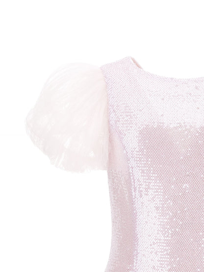 Abito tulle paillettes