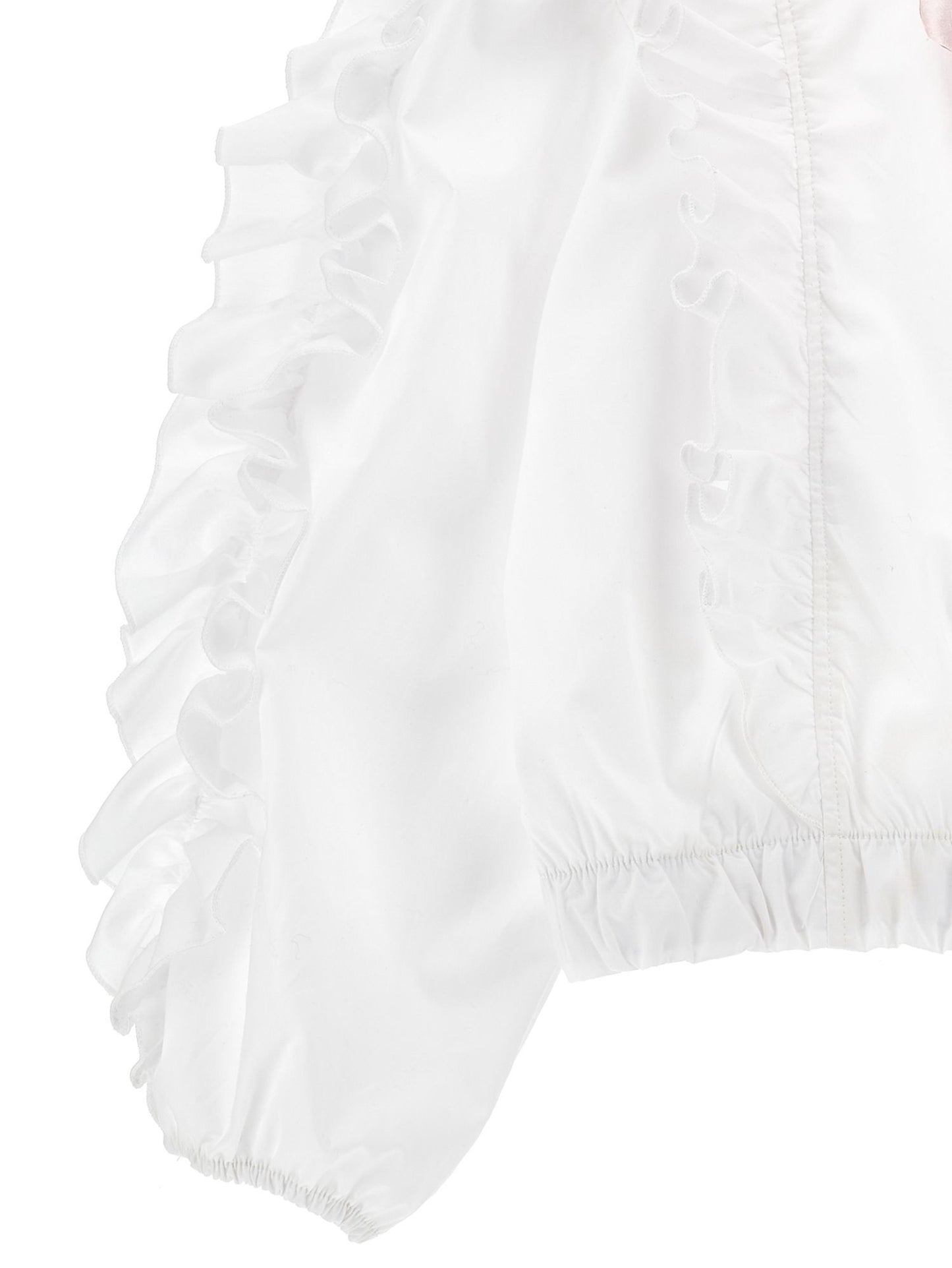 Poplin top with maxi rose