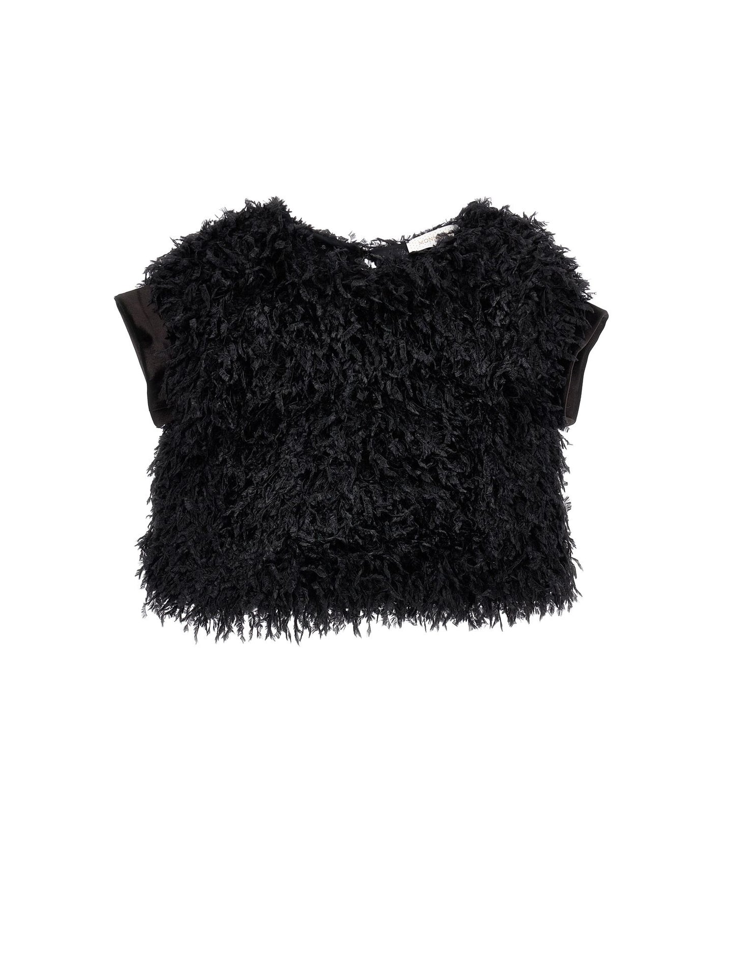 Feather-effect top