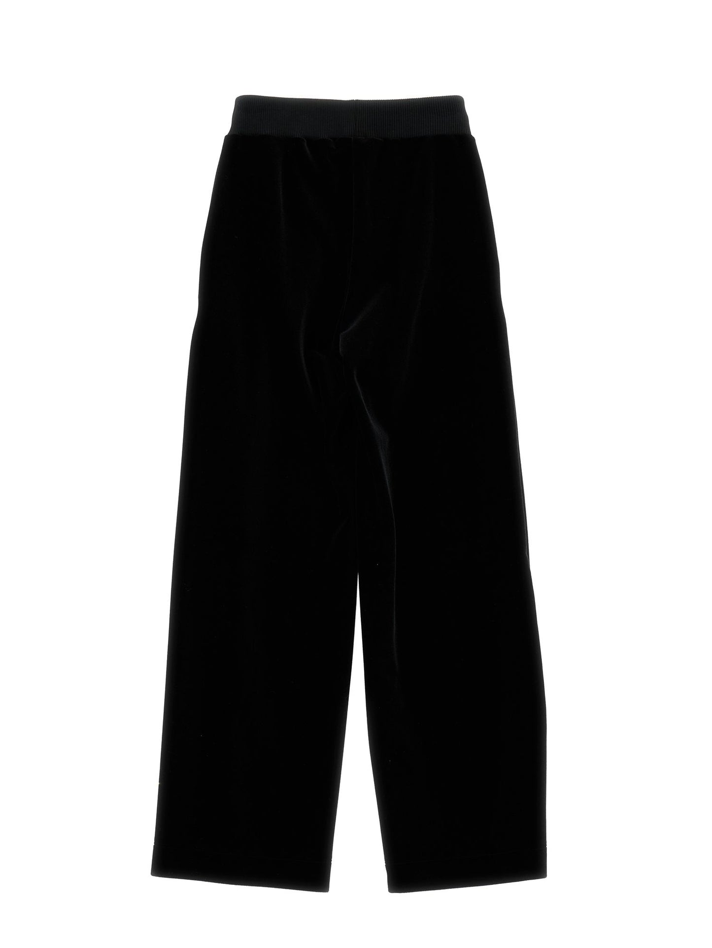 Chenille palazzo trousers
