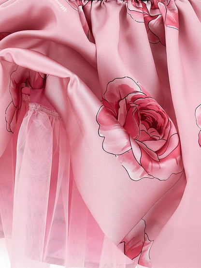 Pink Mikado Skirt