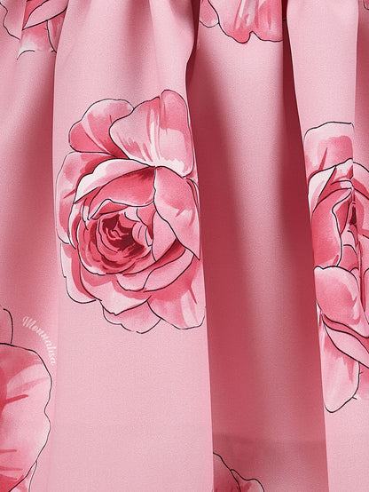 Pink Mikado Skirt