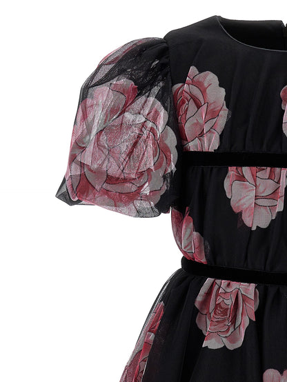 Abito tulle e rose