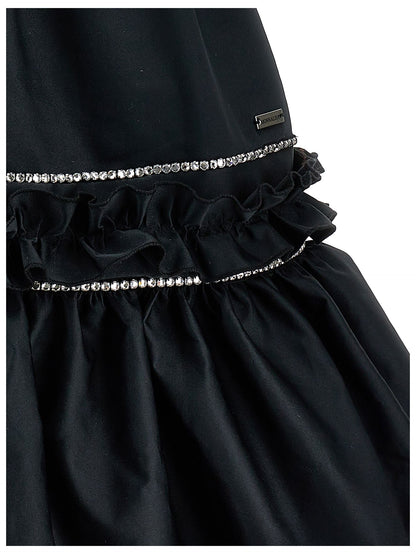 Abito duchesse con strass
