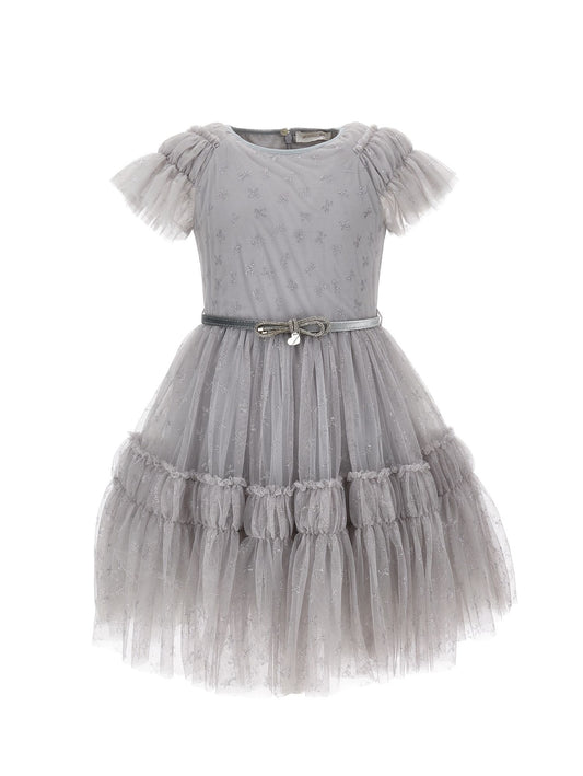 Abito tulle glitterato