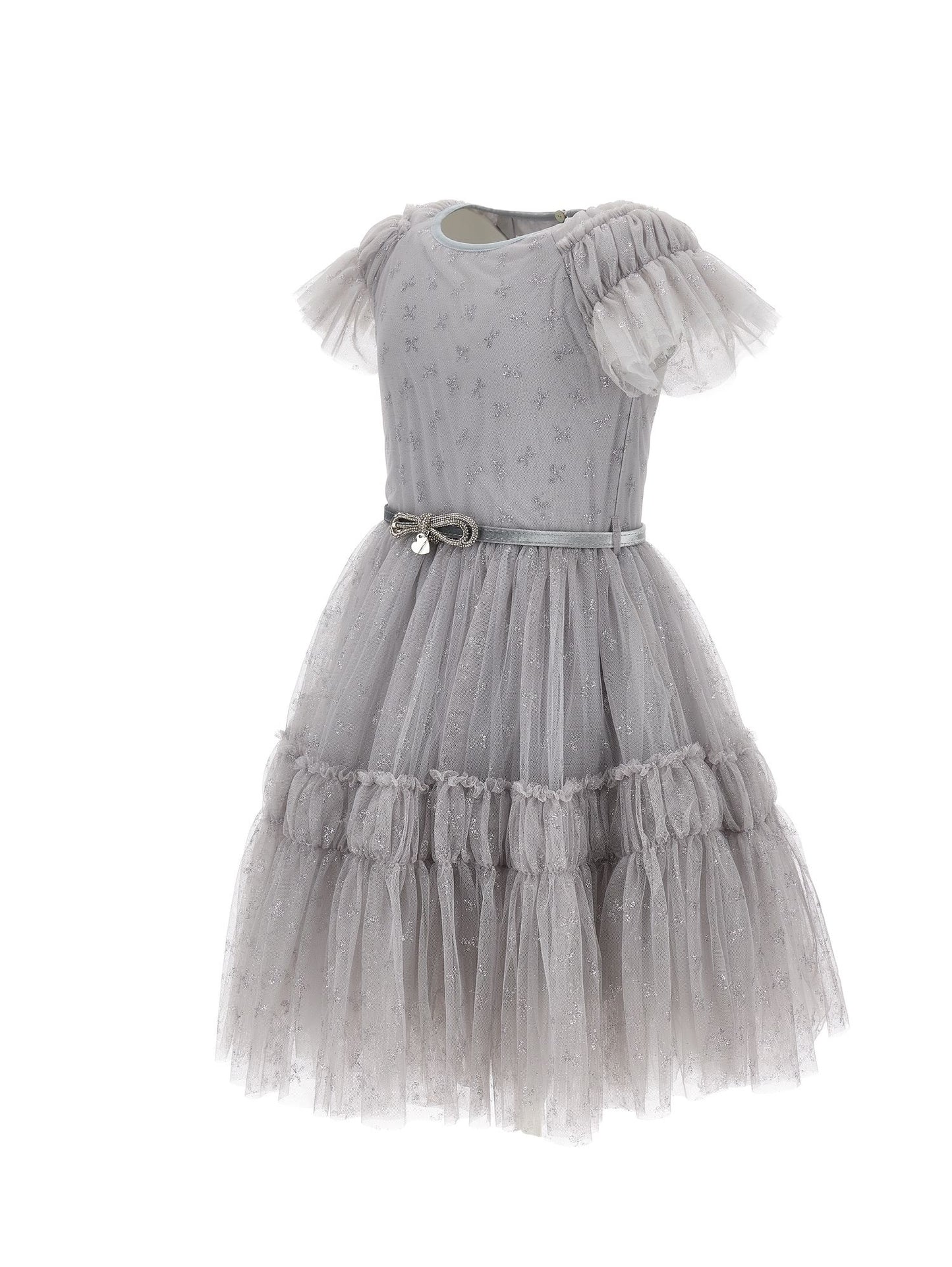 Abito tulle glitterato
