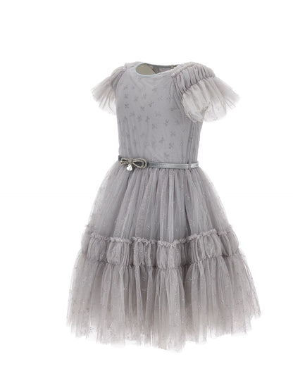 Abito tulle glitterato