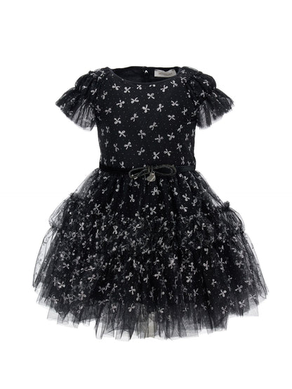 Abito tulle glitterato