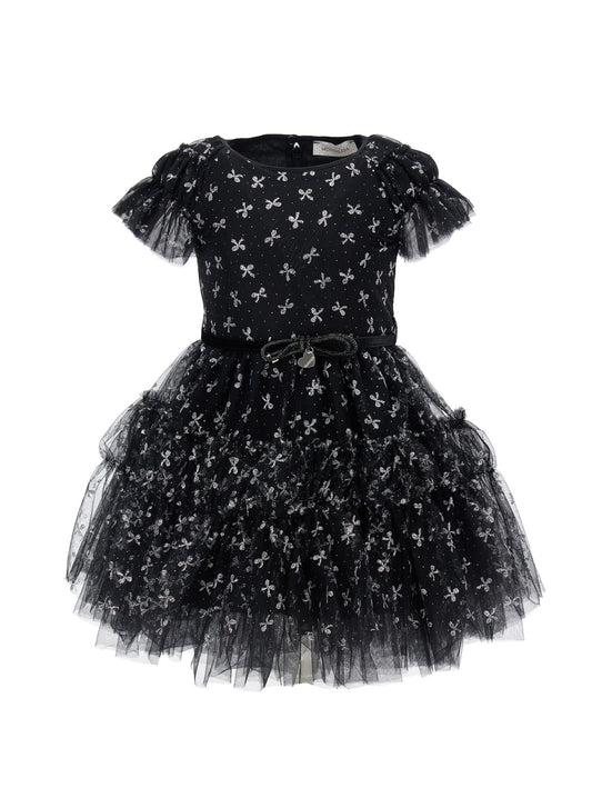 Abito tulle glitterato