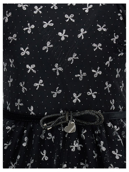 Abito tulle glitterato