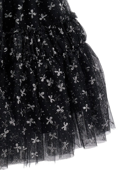 Abito tulle glitterato