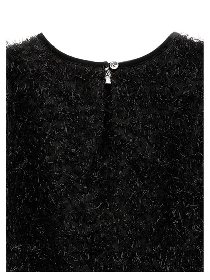 Abito frange lurex