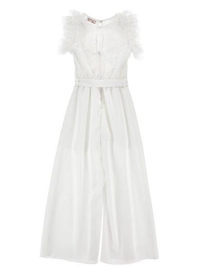 Elegant satin jumpsuit