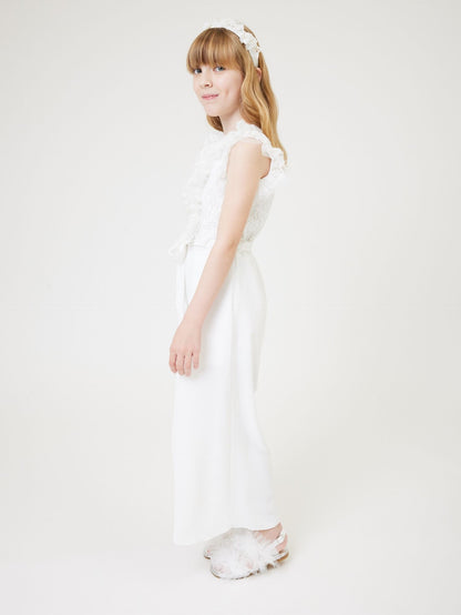 Elegant satin jumpsuit