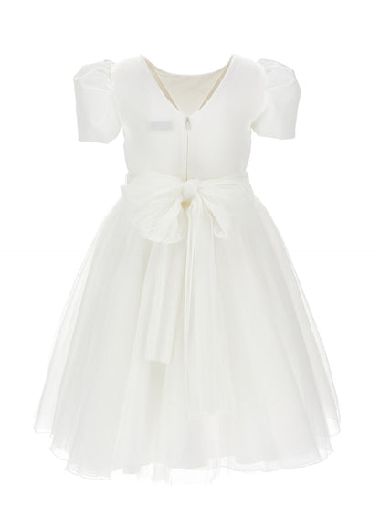 Duchesse Kleid aus Satin und Glitzertüll