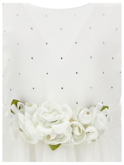 Duchesse Kleid aus Satin und Glitzertüll