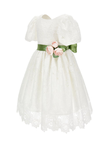 Rose lace dress