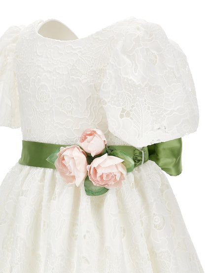 Rose lace dress