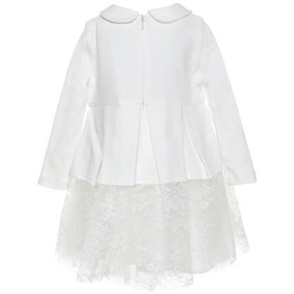 Lace insert dress