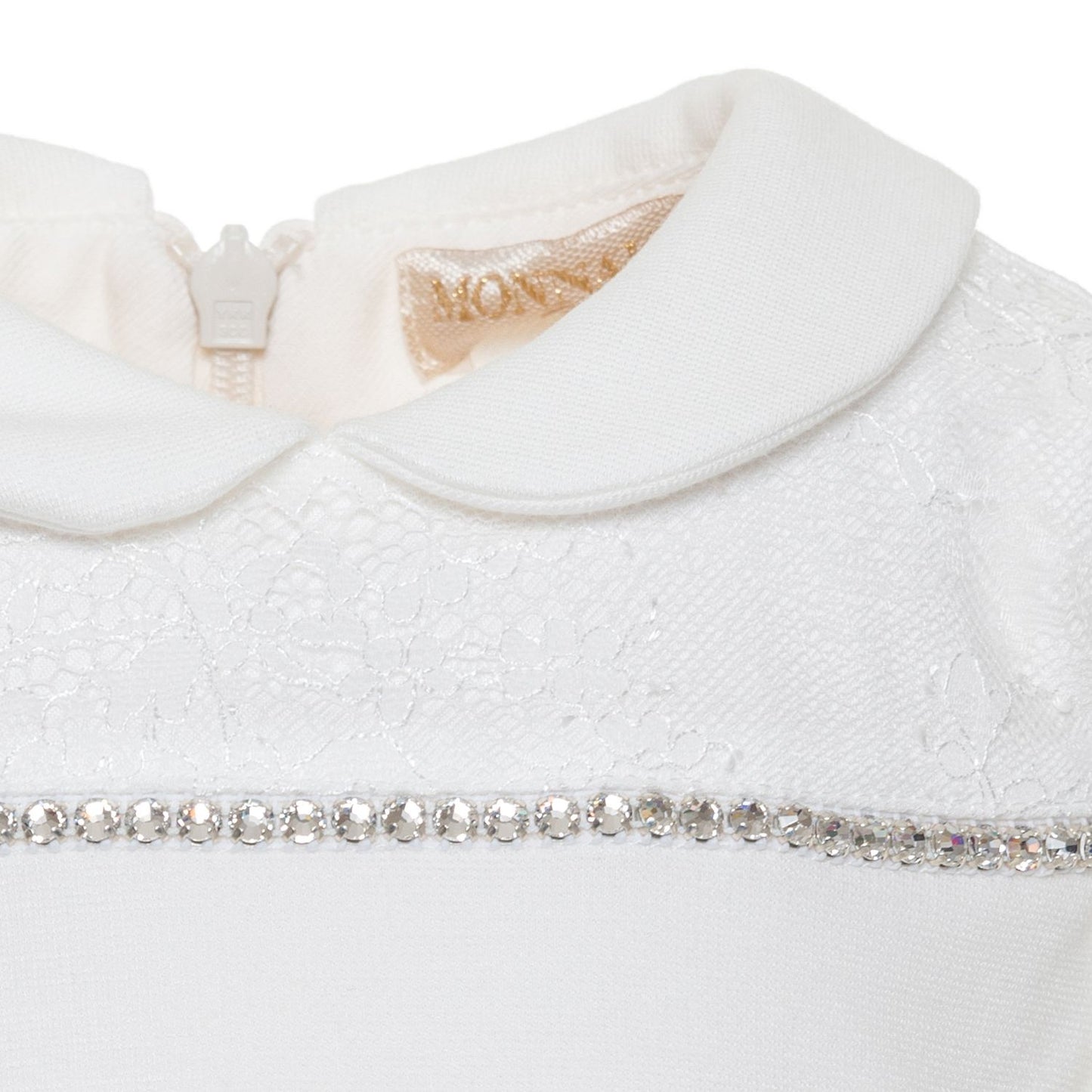 Lace insert dress