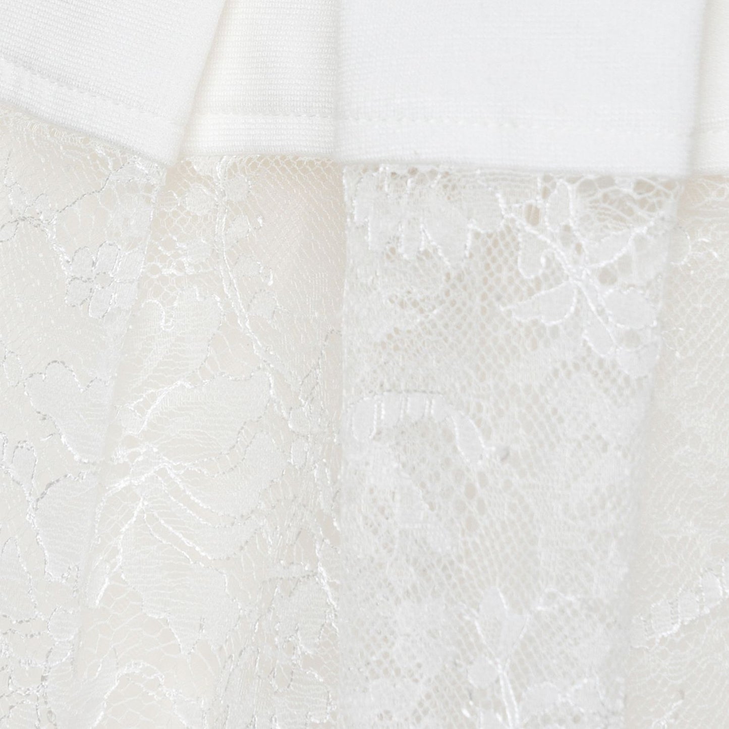Lace insert dress