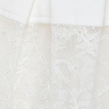 Lace insert dress