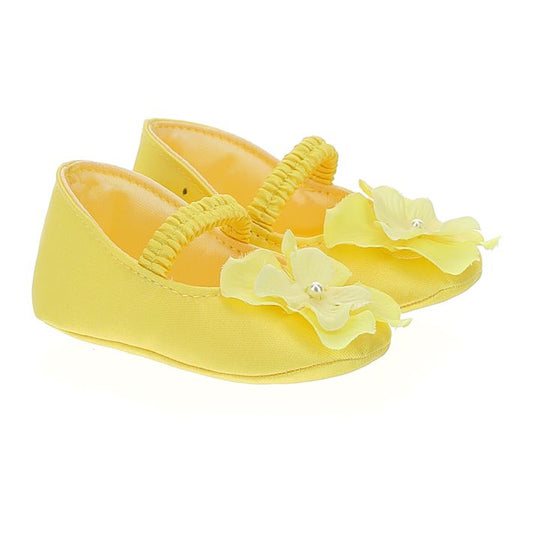 Baby girl shoes in mikado