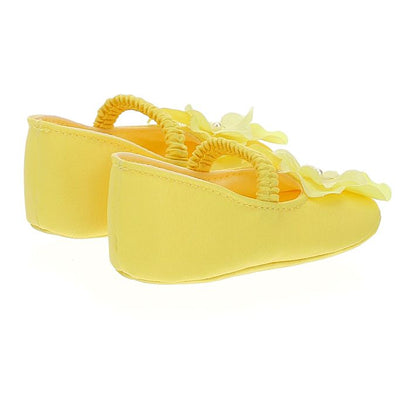 Baby girl shoes in mikado