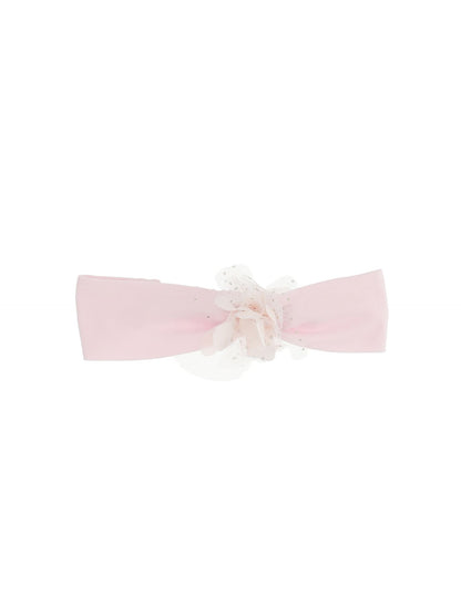 Fascia capelli jersey fiocco