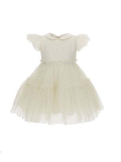 Micro glitter tulle dress
