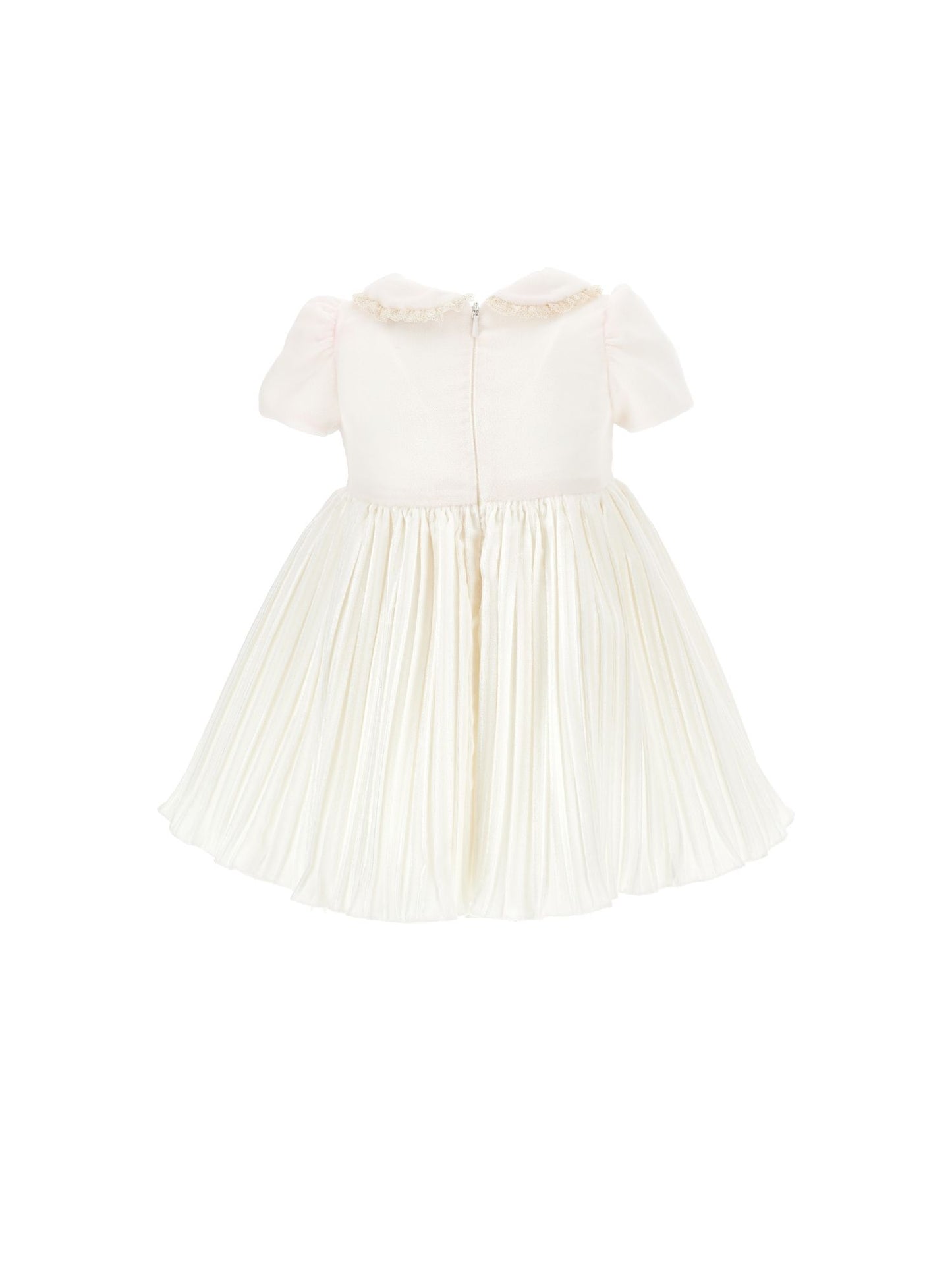Abito velluto con tulle lurex