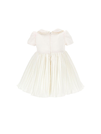 Abito velluto con tulle lurex