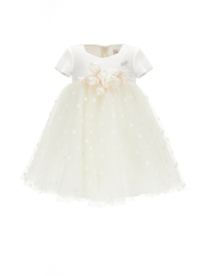High-waisted tulle dress