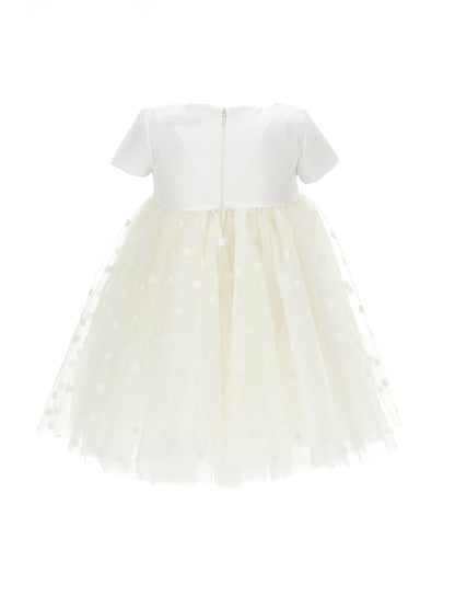 High-waisted tulle dress