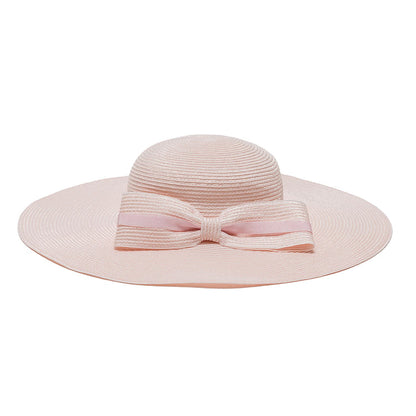 Straw hat with crown