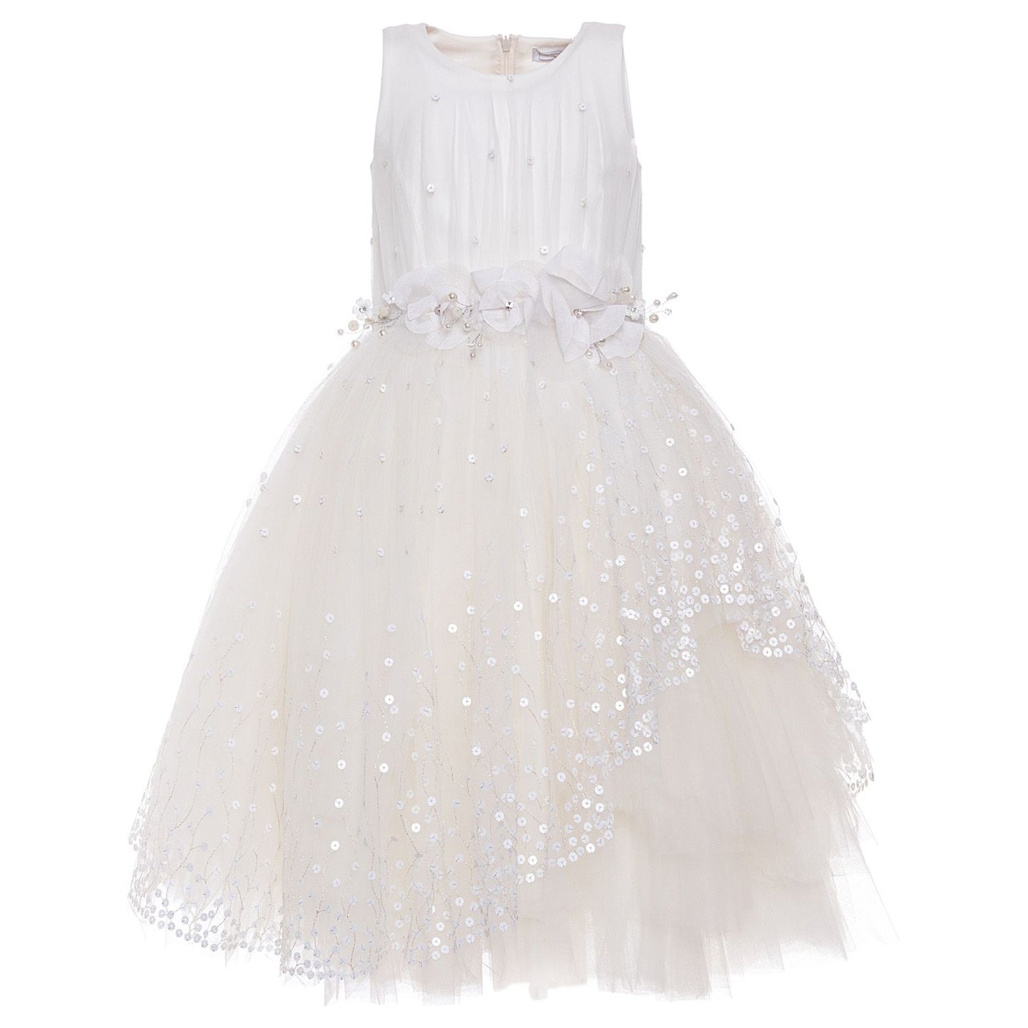 Abito con ricami in paillettes