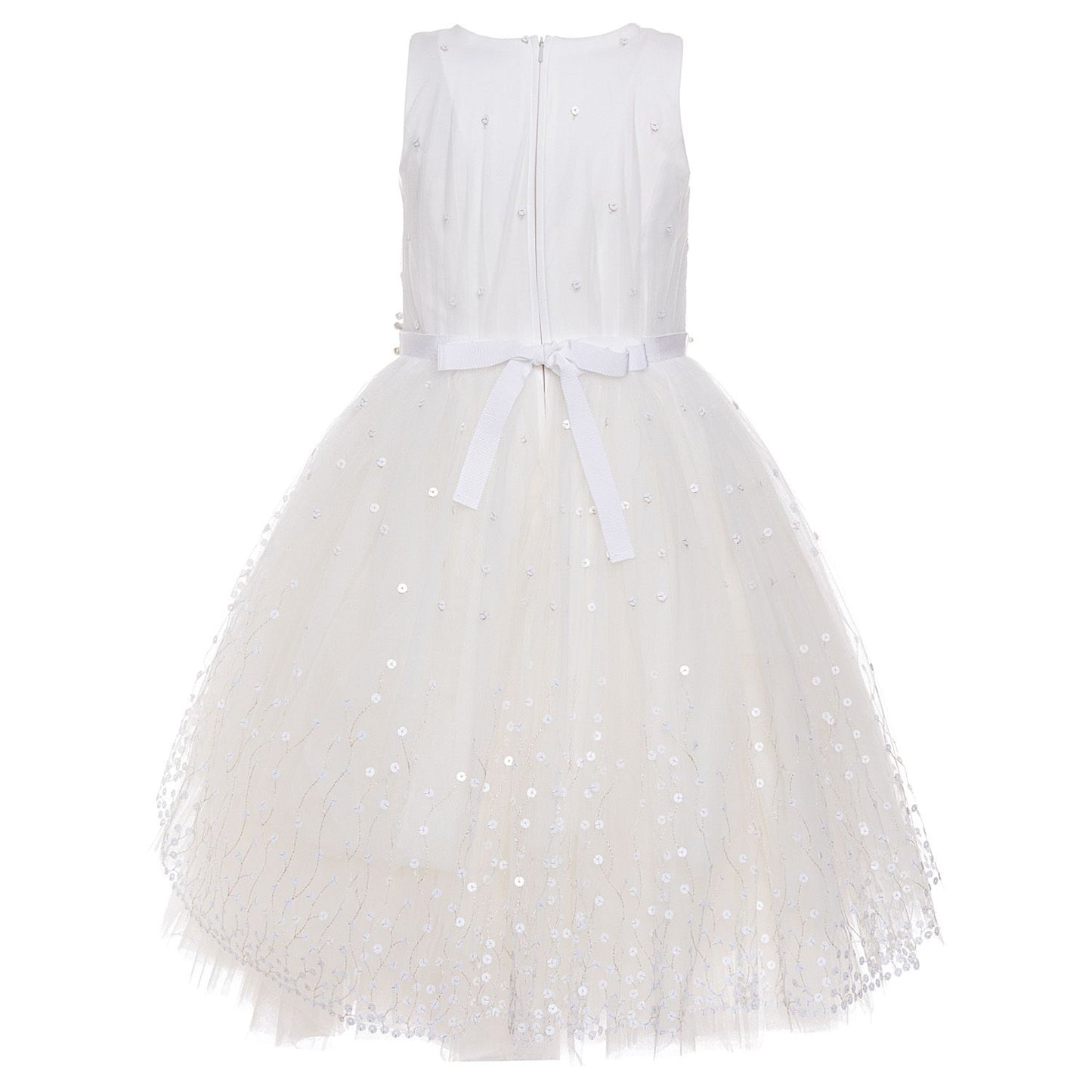 Abito con ricami in paillettes