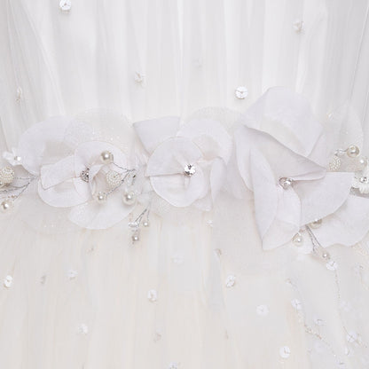 Abito con ricami in paillettes