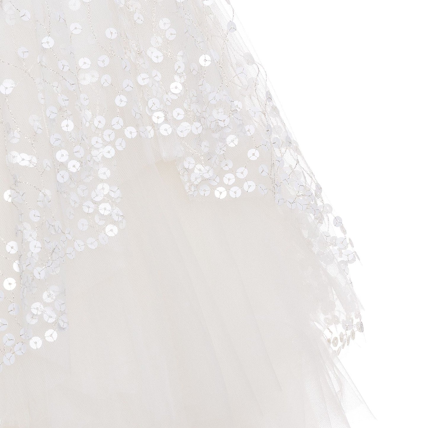 Abito con ricami in paillettes