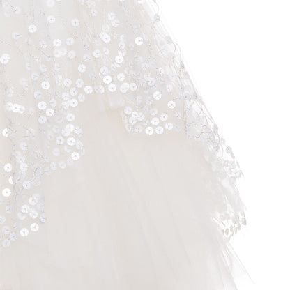 Abito con ricami in paillettes