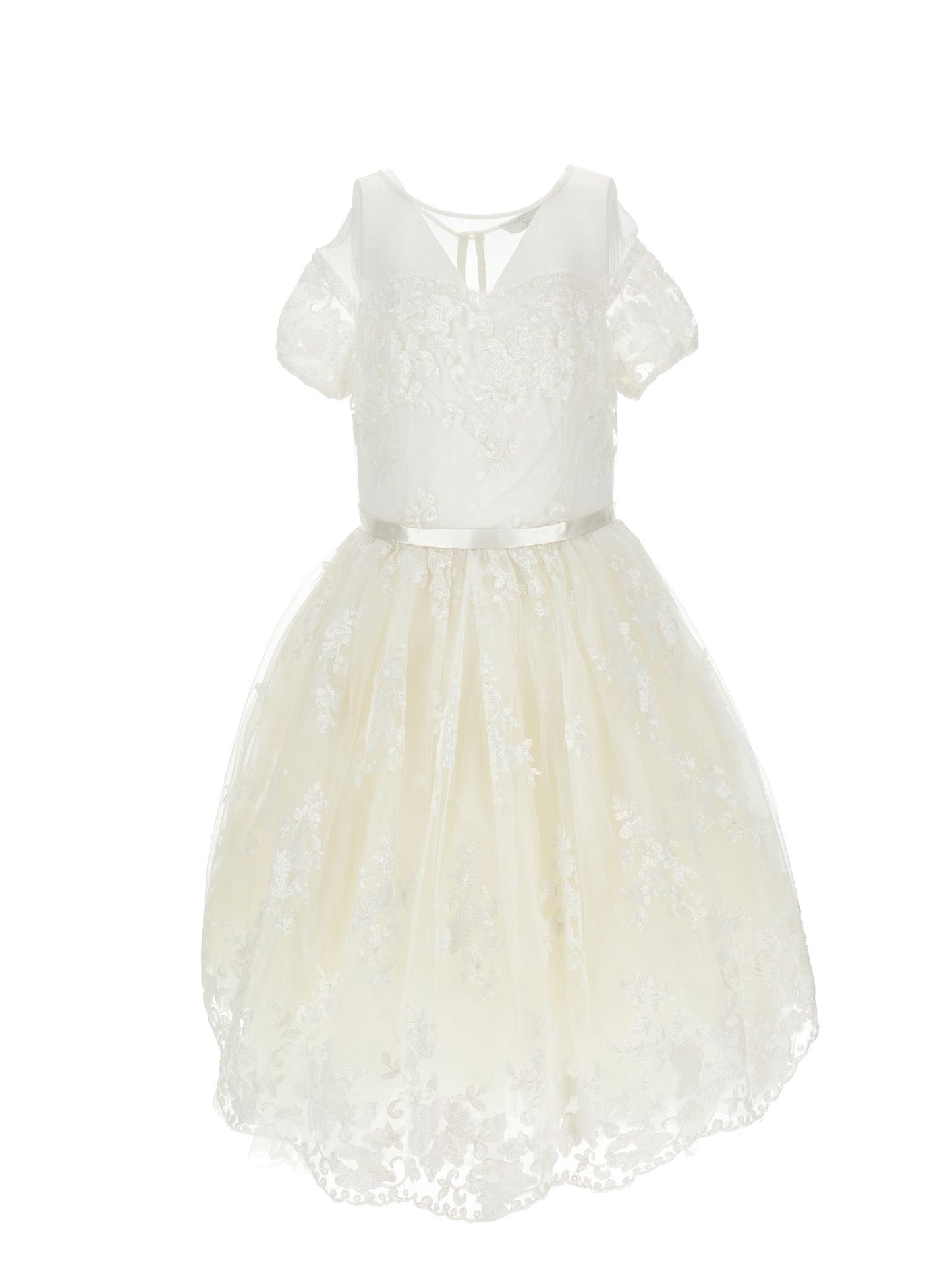 Abito ricamato in paillettes
