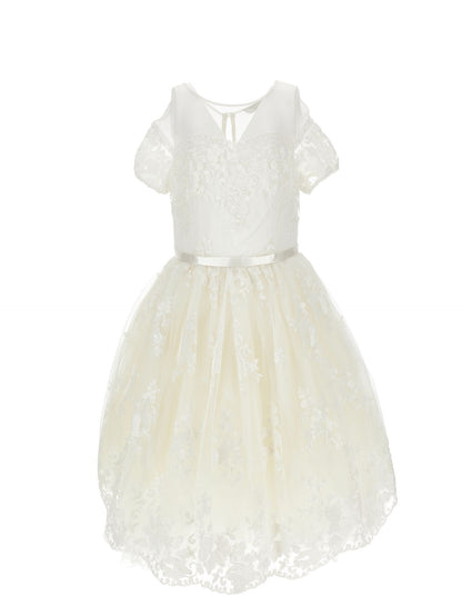 Abito ricamato in paillettes