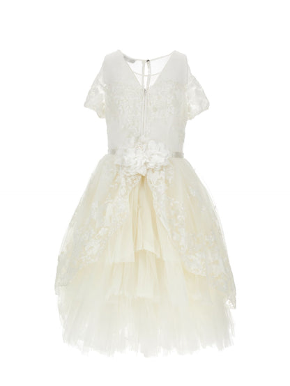 Abito ricamato in paillettes