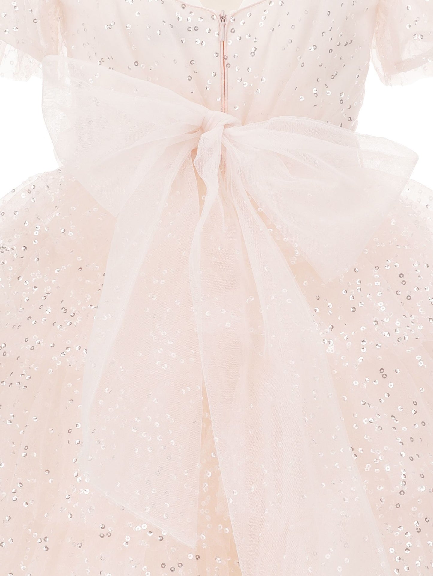 Abito tulle con paillettes