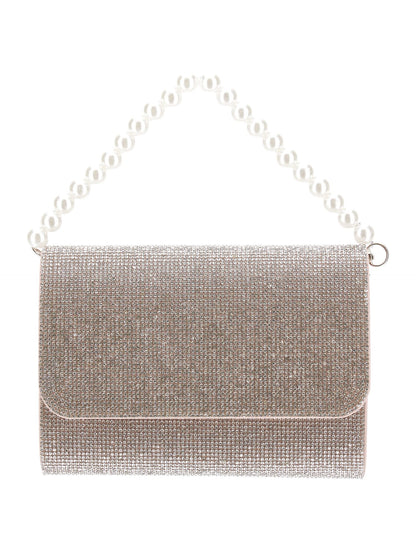 Rhinestone mesh bag